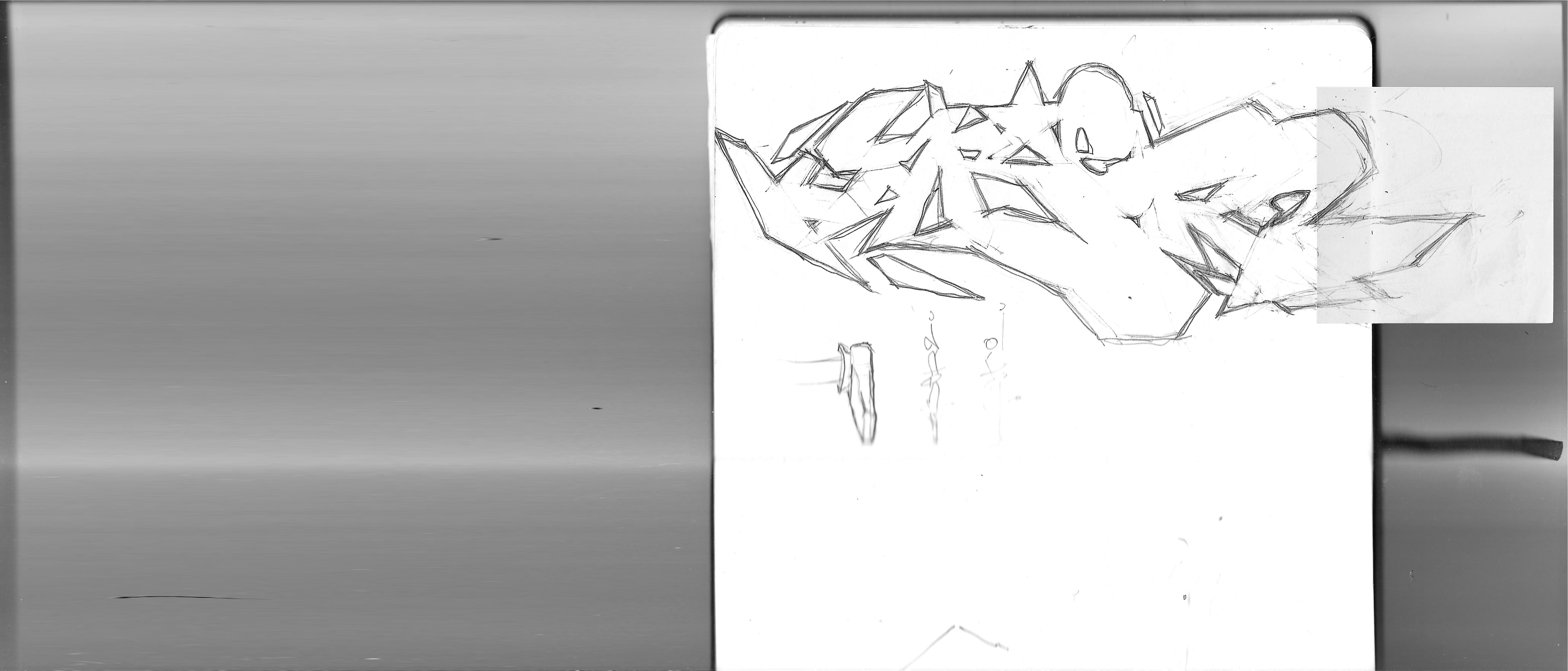 grey background of a photo scan